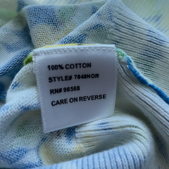 Parfait Blue & Yellow Floral Print Cardigan - Picture 8 of 9